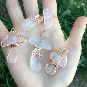 WireWrap Mushroom Pendent